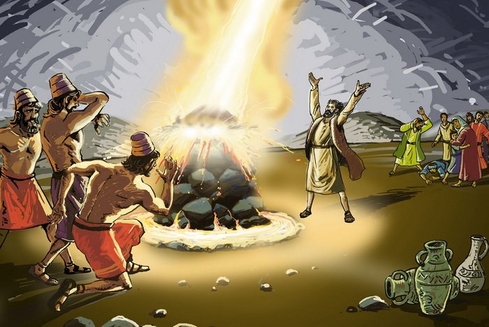 ComicBookBible's tweet photo. Elijah said to the prophets of Baal, "Choose one of the bulls and prepare it first..." 1 Kings 18:25 #bibleverse https://t.co/9mdiYnpzp8