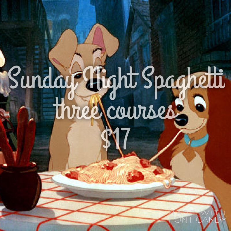thegeneralmuir's tweet photo. Join us for #FathersDay #SundayNightSpaghetti! We strongly encourage a reservation; we don't want to disappoint Dad. https://t.co/6t5Uczh0Ac