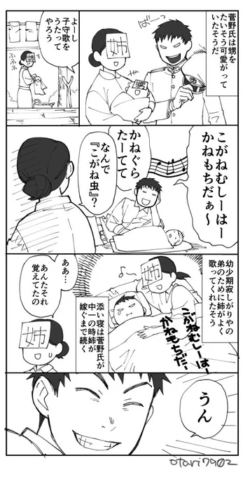 菅野隊長は家族とのエピソードも素敵ですね。お姉さんの謎のセンスが光ります。 