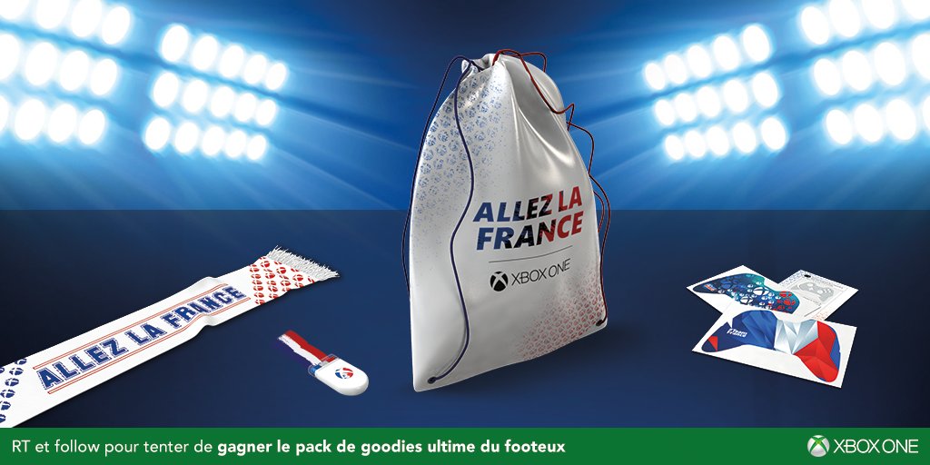 XboxFR's tweet photo. A l’occasion de #FRASUI RT et follow pour tenter de gagner le pack parfait du supporter ! #XboxLovesYou https://t.co/A70fSWmnuM