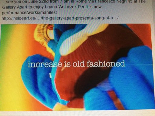 TheGalleryApart's tweet photo. #luanaperilli #thegalleryapart do not miss on June 22nd in Rome https://t.co/d9R2N26xwX