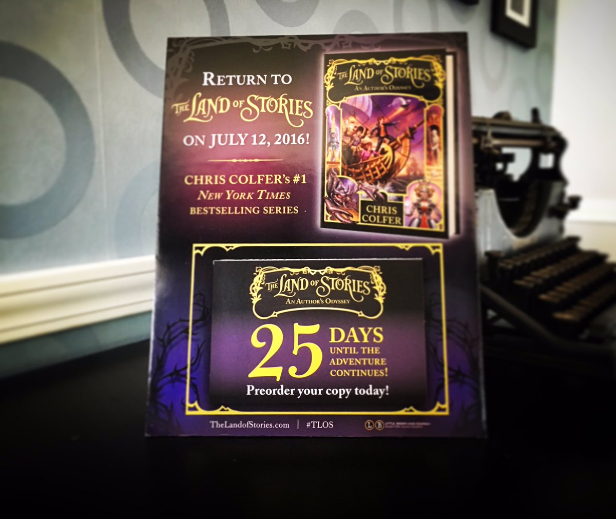 chriscolfer's tweet photo. The countdown begins! #tlos5 https://t.co/oSpONbMkCm