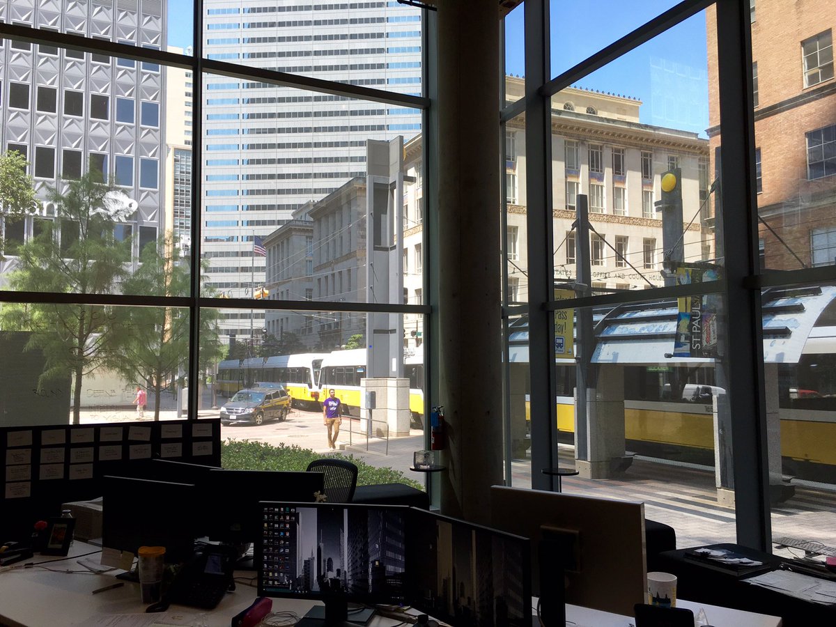 HKSArchitects's tweet photo. HKS Dallas observing #DayLightHour with natural light work stations. #sustainability #workplace https://t.co/tXbp87vl6x