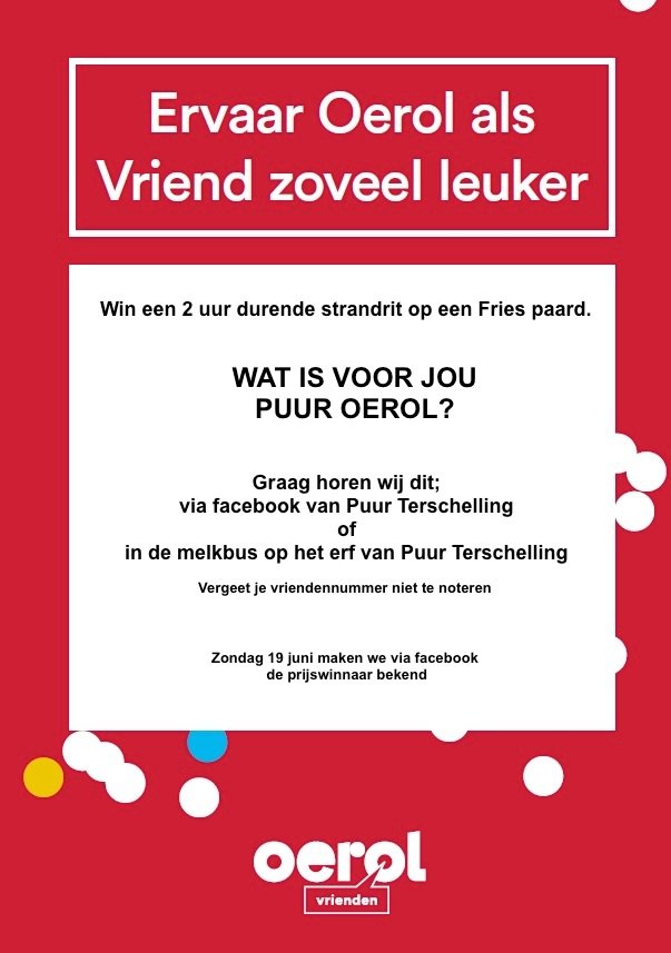#Oerol #Terschelling #vriendenactie #PuurTerschelling