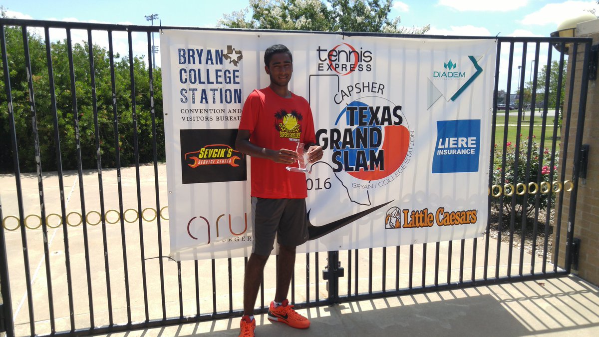 <a href="/USTATexas/">USTA Texas</a> Congrats B16 Cons winner Anish Sriniketh!!!
