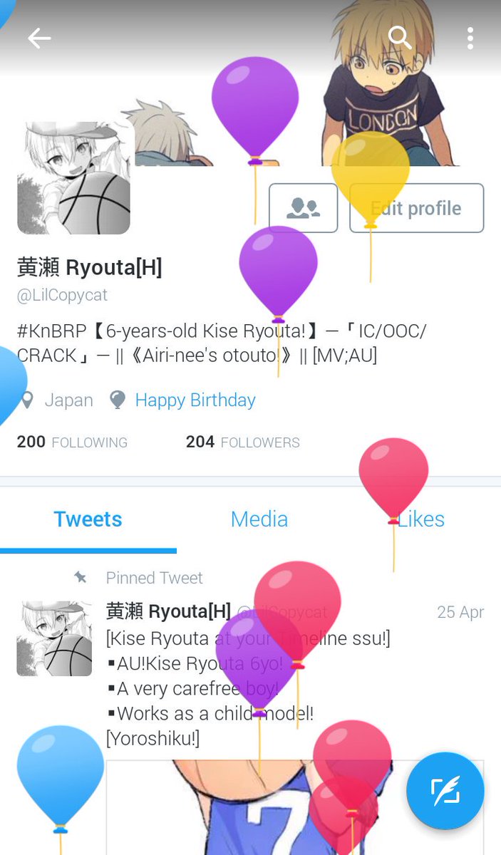 LilCopycat's tweet image. "Banyak balon ssu!"