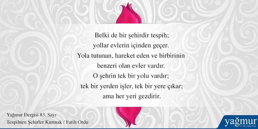 “Tespihten Şehirler Kurmak - Fatih ORDU“ ►goo.gl/kl7wdw