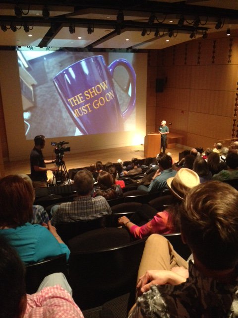 Thanks <a href="/santafeopera/">Santa Fe Opera 🌈⚡️🌵 open-air opera #SantaFeOpera</a> the wonderful support of #creativemornings and Paul Horpedahl for a great talk #CMbroken