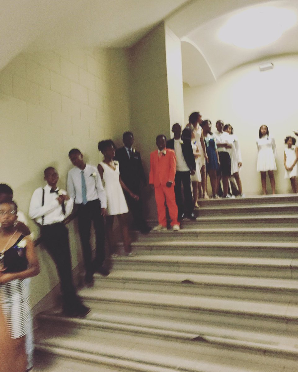 Our graduates waiting to make their grand entrance. #phled