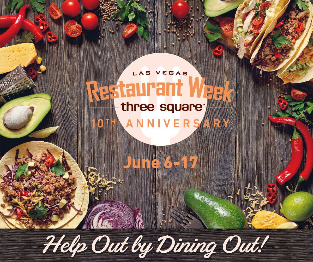 threesquareLV's tweet photo. Today's the last day of #LVRW, but there's still time to help out by dining out: https://t.co/JdwG0HLJAF https://t.co/y4NxftNinK