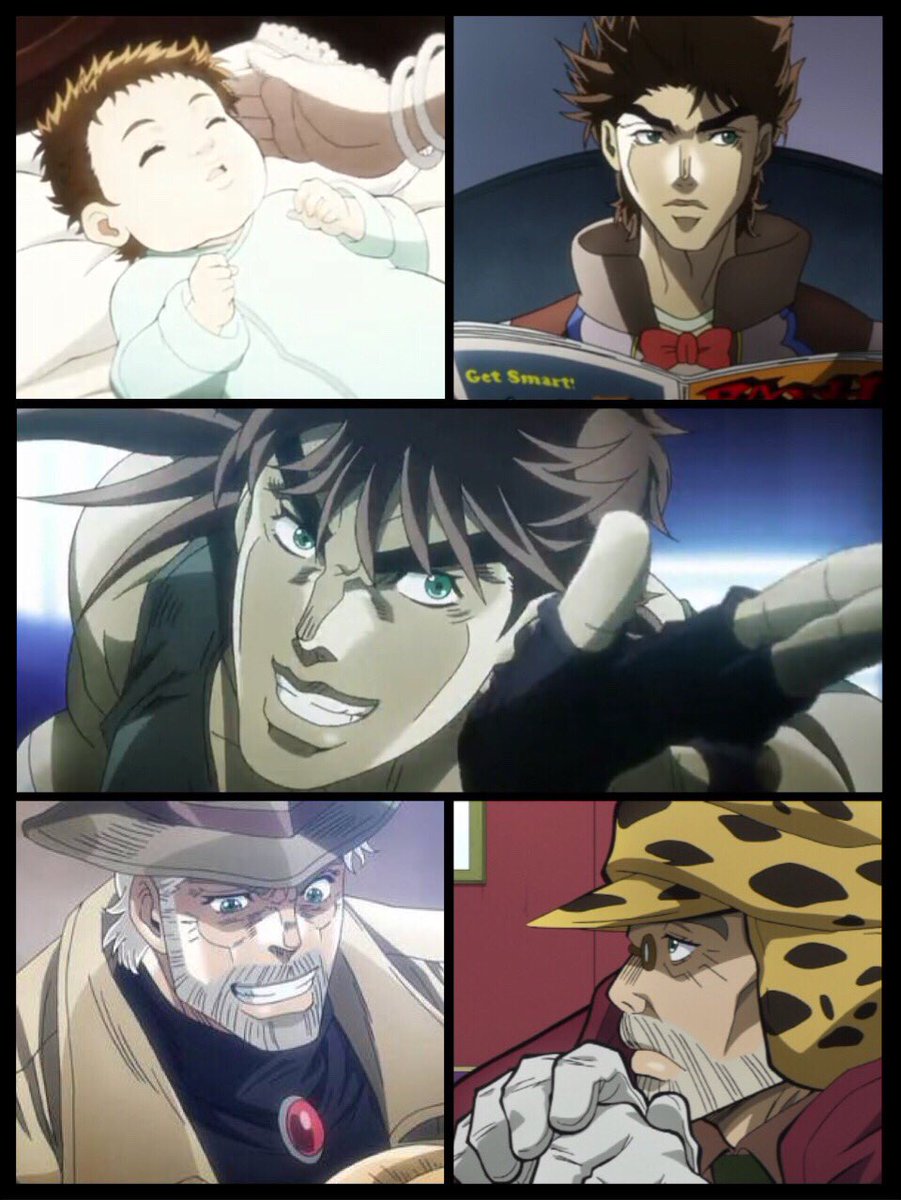 なつめ Pa Twitter ジョセフ ジョースターの人生尊い Jojo Anime