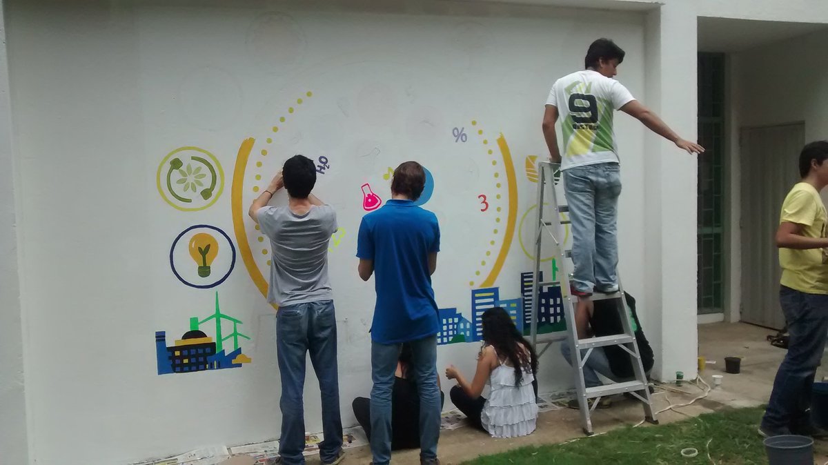 OCESantander's tweet photo. Hoy en @UISenlinea en jornada de murales. Un pequeño homenaje a la ciencia y las artes. https://t.co/Pt1cPTUj6m