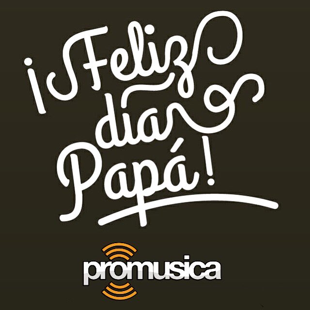 #FelizDíaDelPadre gracias por crear, inculcar y heredar el mejor regalo para un hijo #LaMúsica, #Felicidades 😎✌🏼️😊👍🎧