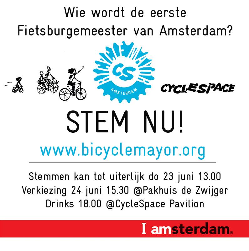 FietsAmsterdam's tweet photo. Zeventien fantastische kandidaten in de race voor Fietsburgemeester! Stem je ook?
https://t.co/1LmwisWyWb https://t.co/q3lIApjssU