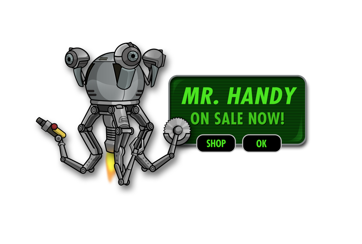 How to heal a Mr. Handy in Fallout shelter How to heal a Mr. Handy in Fallout shelter