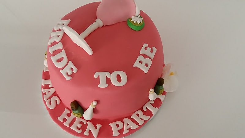 For a beautiful bride-to-be.

Flavor: Chocolate Cake with Chocolate Ganache and Raspberries.