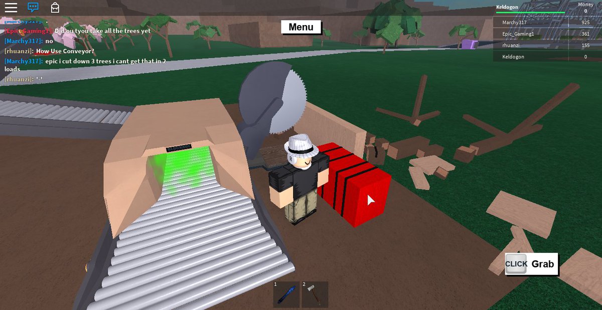 Keldogon's tweet photo. @Defaultio can you fix this, the chop saw isn't good at cutting large things https://t.co/rBQWeySw40