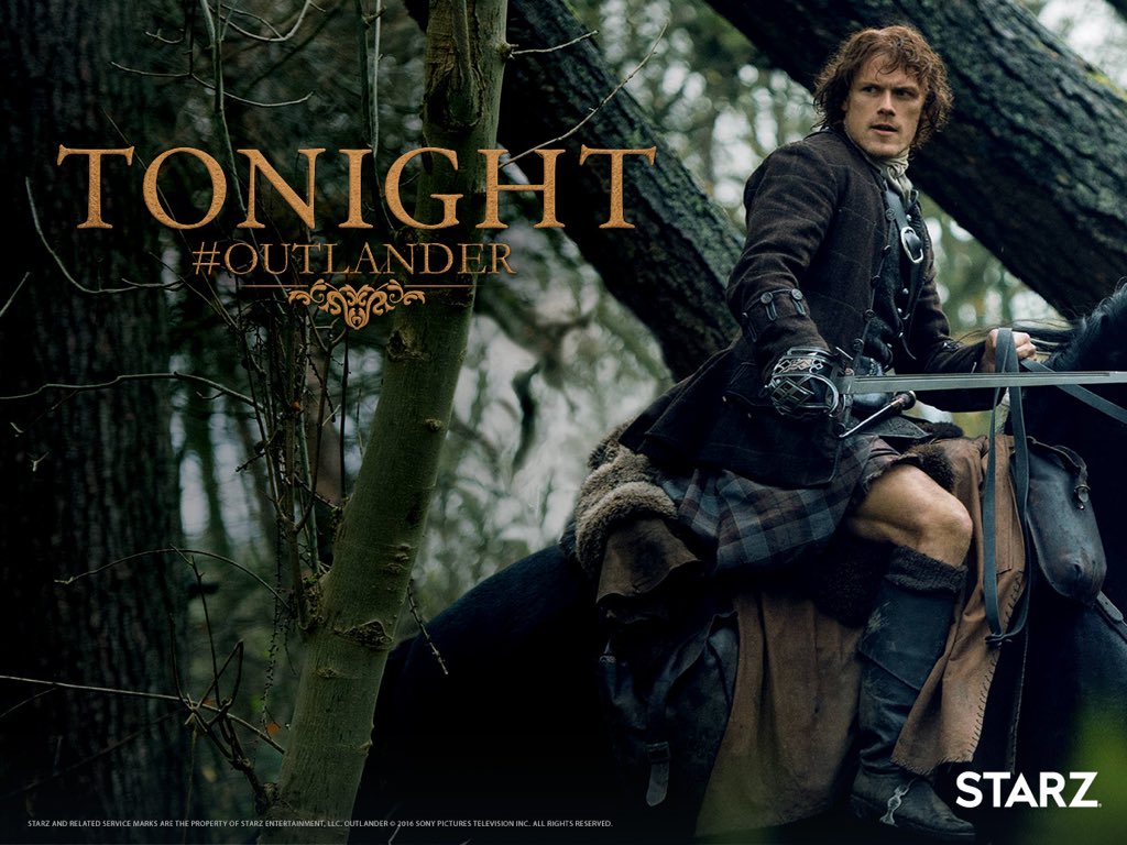SamHeughan's tweet image. Jamie's ready. Are you?
@Outlander_STARZ 
Tonight!