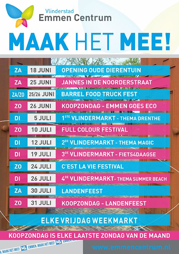 De smaak te pakken? En bevalt het je wel in het centrum?
<a href="/Emmencentrum/">Emmen centrum</a> #festival #activiteiten  <a href="/emmenmaakhetmee/">Emmen. Maak het mee!</a>
