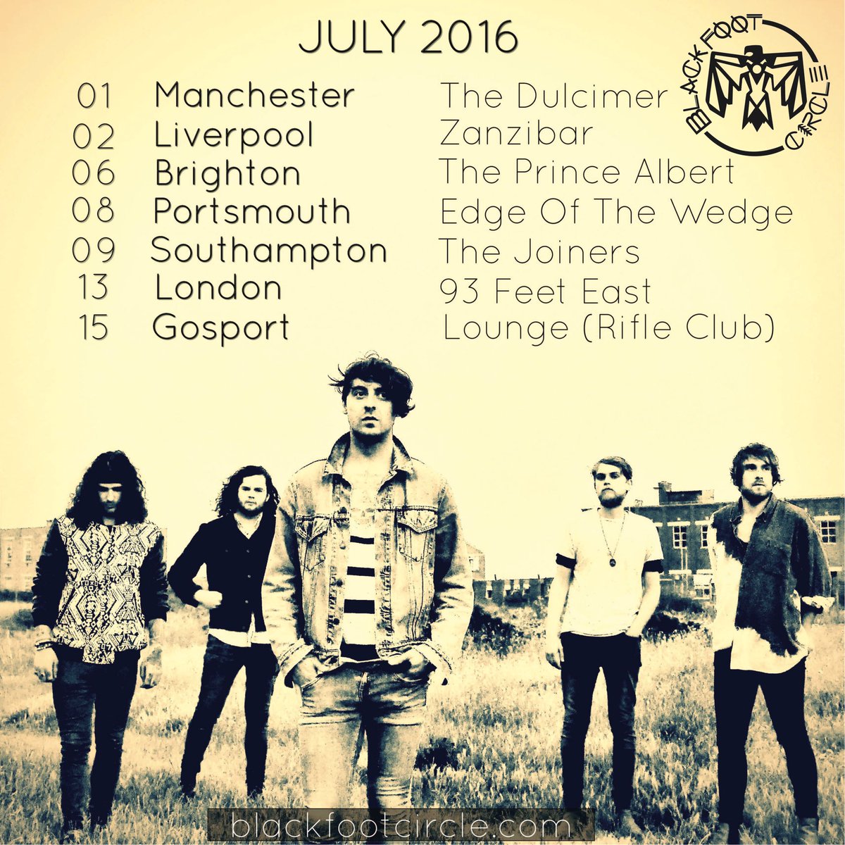 blackfootcircle's tweet photo. July Tour!! We can't wait to get out and play these shows! https://t.co/lMjCSq7uhb