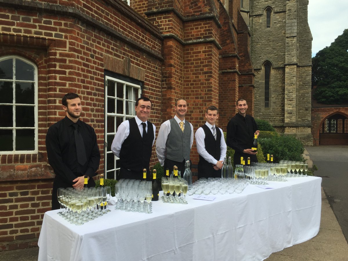 We are all ready for the Sports Awards Dinner, hoping rain won't stop play!