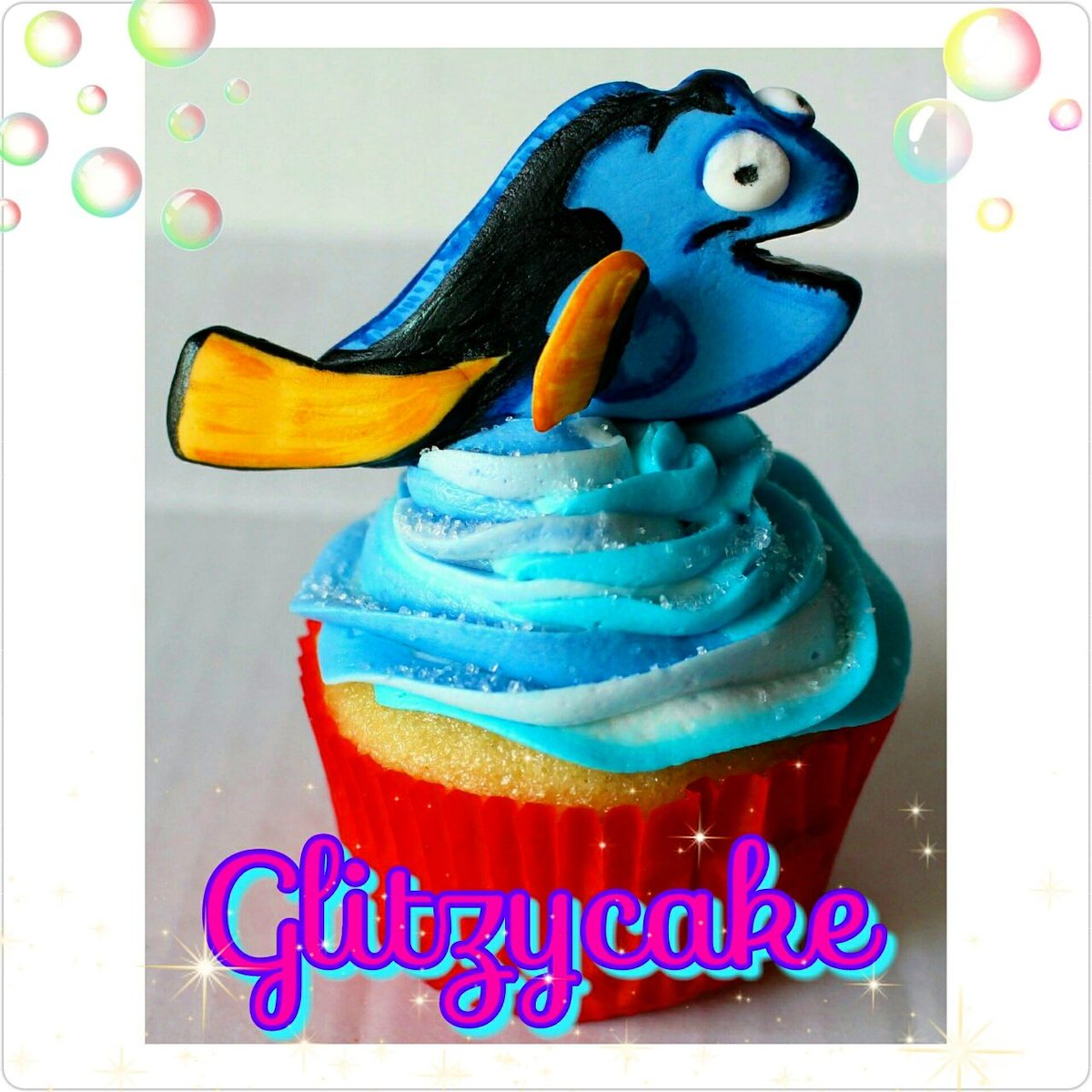glitzycake's tweet photo. #glitzycake #FindingDory #FindingNemo #dory #nemo #HappyFridayEveryone #cupcake https://t.co/vb49zyw6JA