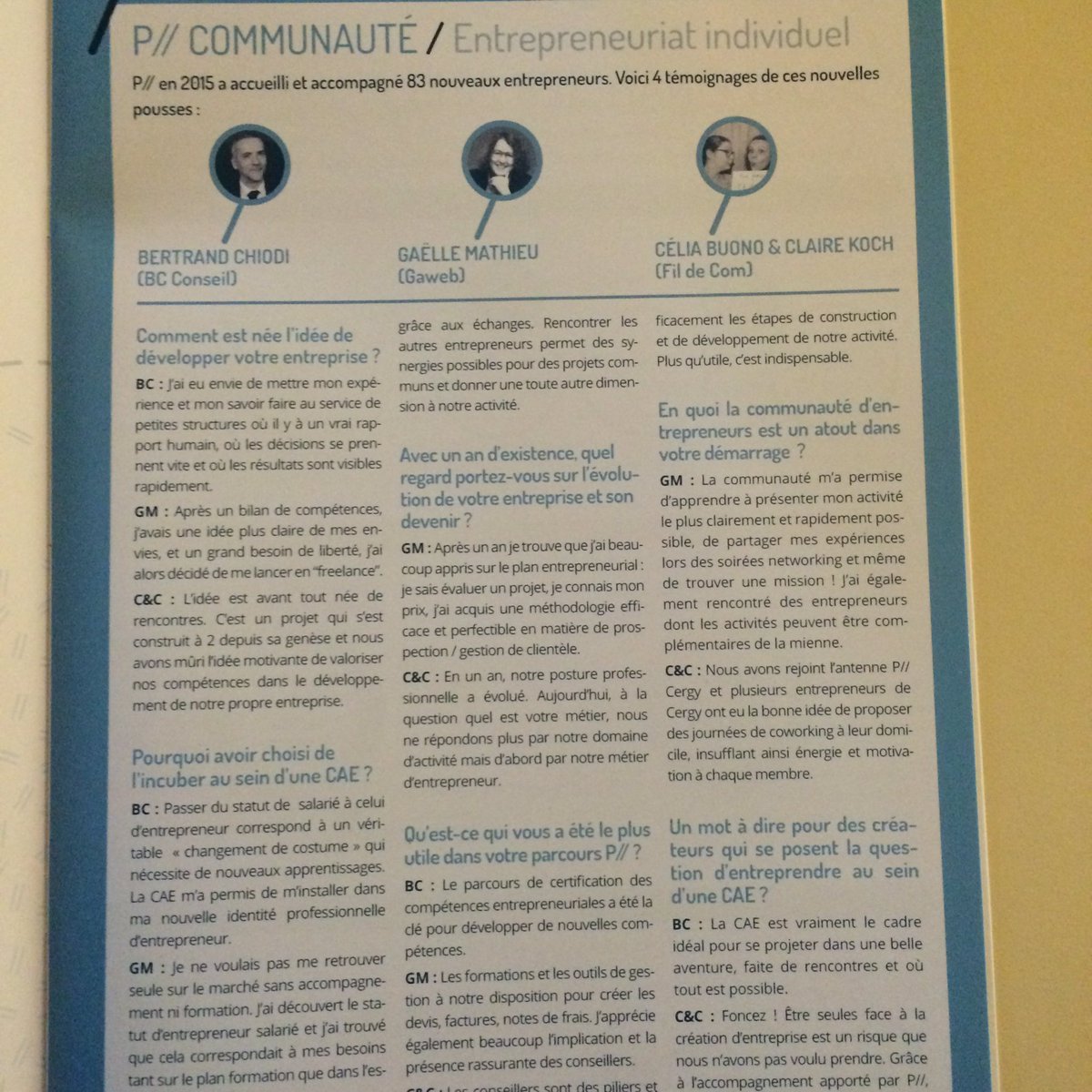 FBodiguel's tweet photo. Témoignage d'entrepreneurs de @PORTPARALLELE avec @gaelle_mathieu @fildecom et Bertrand Chiodi https://t.co/bDGiIx9lfQ