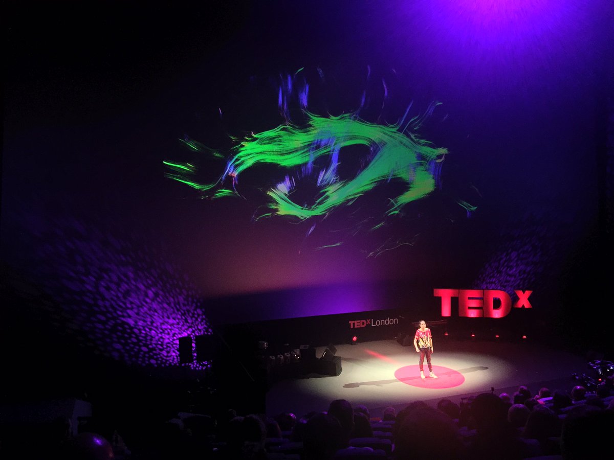 MatthewHuang's tweet photo. @FrancescaBeard absolutely killing it at #TEDxLondon - BRAVO! Great final speaker of the day. https://t.co/olTRkJmmiy