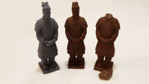 3Dprinterzz's tweet photo. Chocolate Terracotta Warriors From a 3D Printed Mold   #3dprinting https://t.co/go83vm98de  https://t.co/4khV7fZ2lN