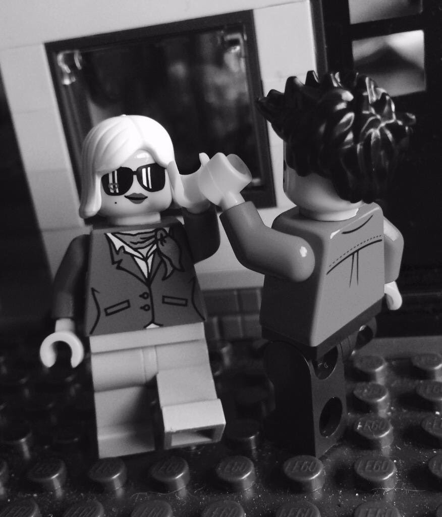 LegoHillary's tweet photo. 'Cheeto Jesus'. High five. https://t.co/qQgeulYGme