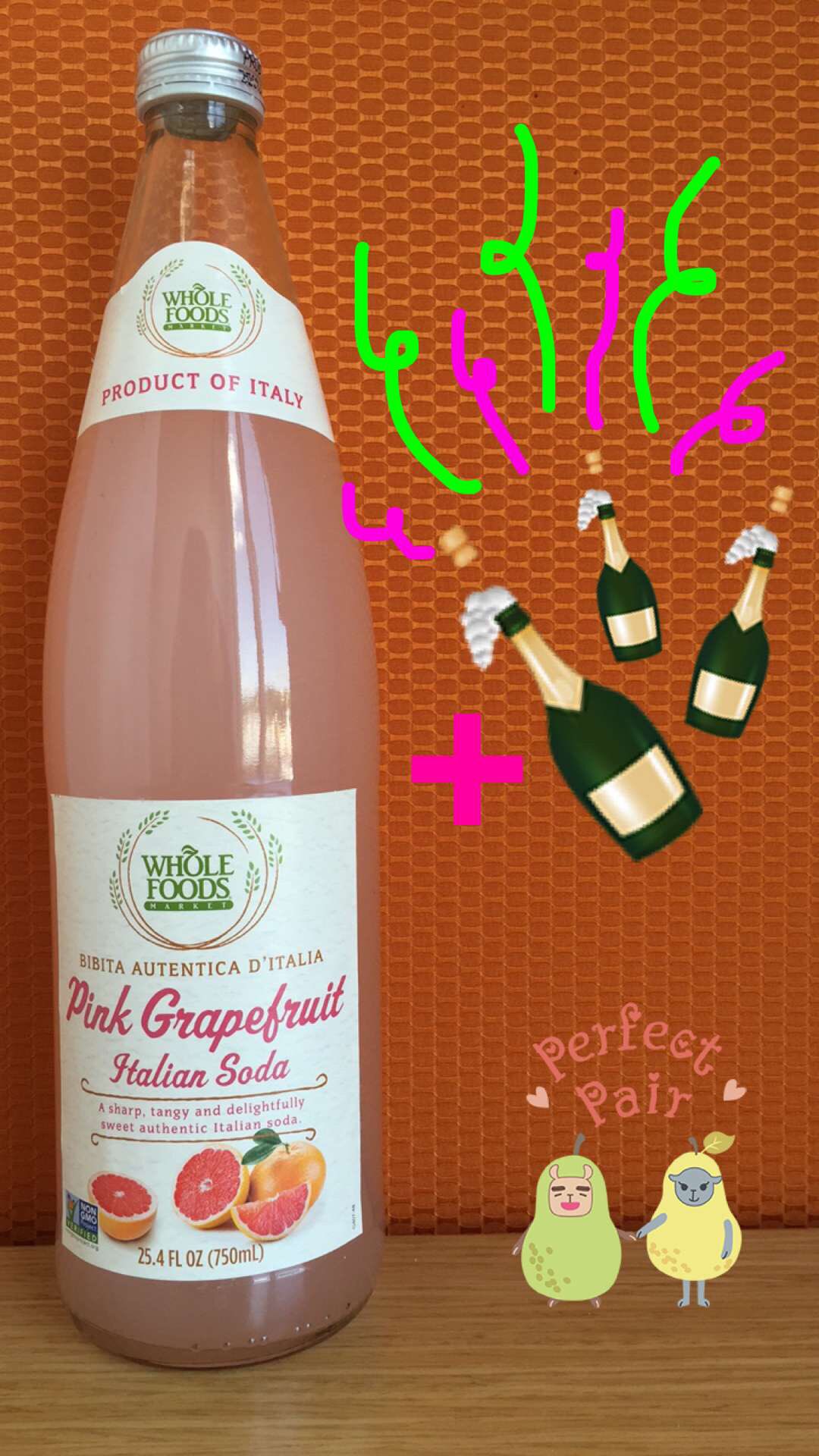 Whole Foods Market Pink Grapefruit Sparkling Italian Soda ecampus