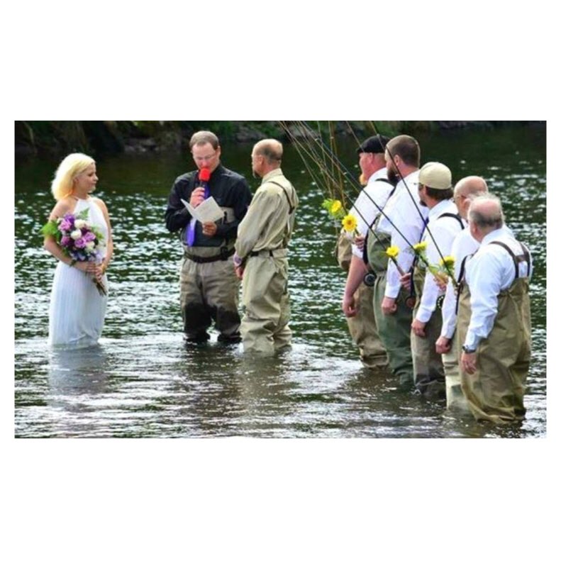 FishFigure's tweet photo. We all know a friend who dreams of a wedding like this!! #fishing #FishFigure #fishingapp #fishingwedding #regram https://t.co/cMEET1ViPx