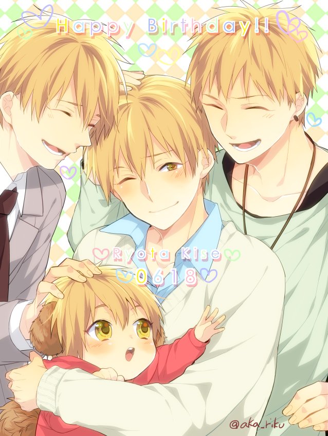 HilaremDeHund's tweet image. Then the last, Happy Birthday too for twinnie tacchi ssu!

(@LilCopycat, @kiseryou_, @ssu_cchi)