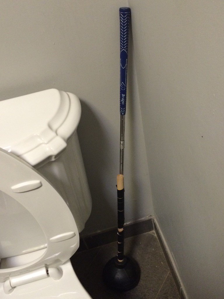 sluggointhehole's tweet photo. Greatest plunger ever! #noclogtobig! https://t.co/4q9E3DI1uX