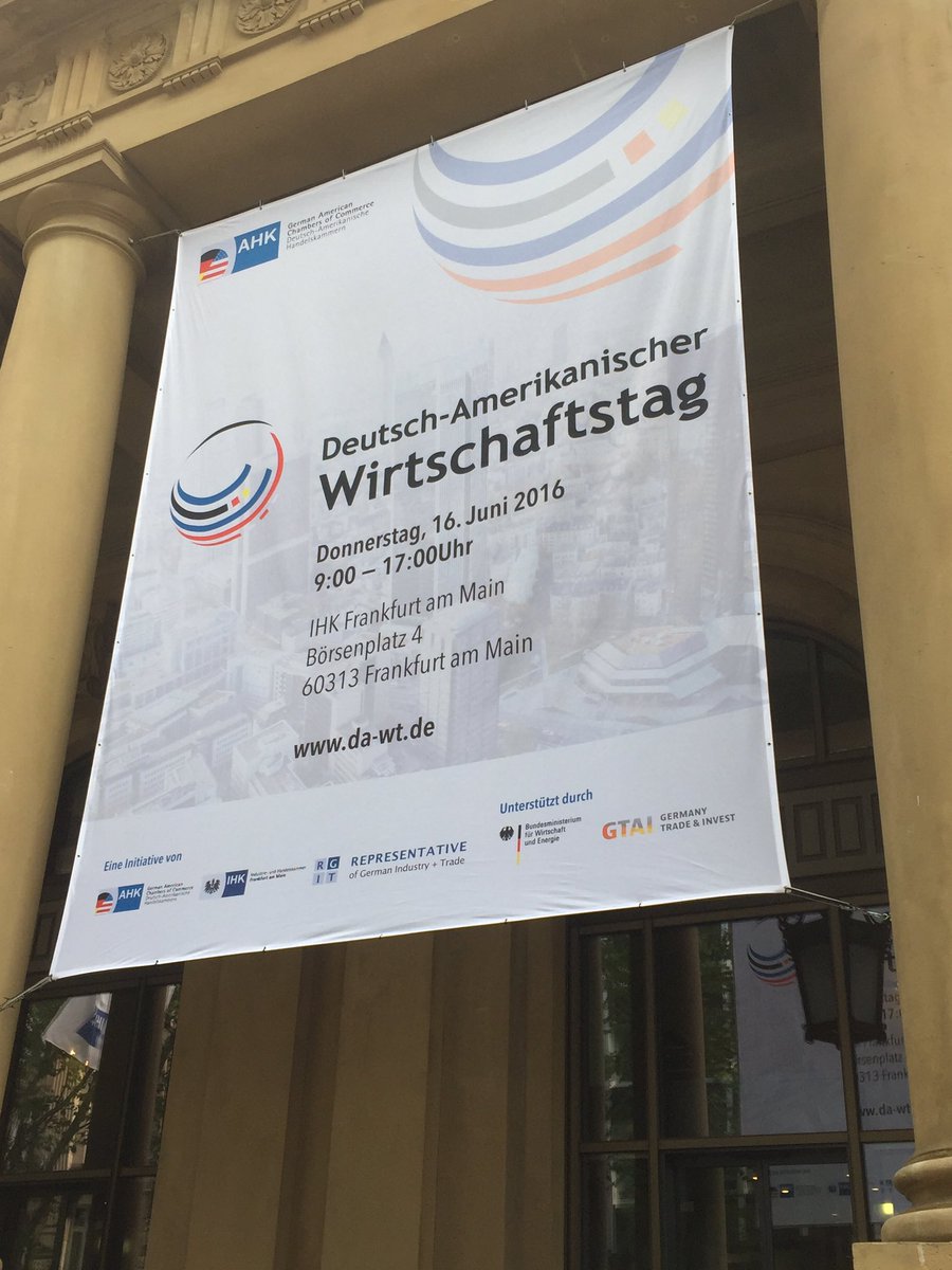 Networking der #GABA beim #DAWT der German American Chambers of Commerce am 16.06.2016.