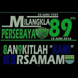 Happy anniversary persebaya