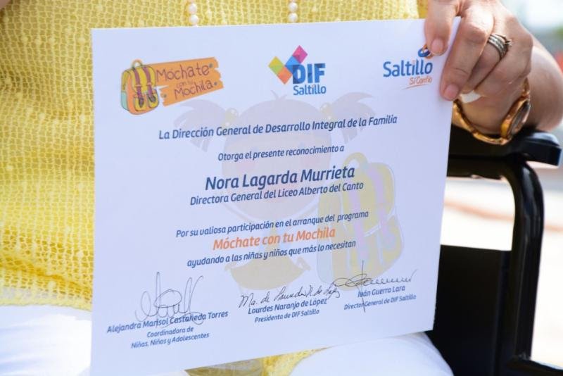 MartinGomezCald's tweet photo. Arranca @DIF_Saltillo Campaña "Móchate con tu Mochila" en #Saltillo https://t.co/6bLI0txhKr #RTNews @IsidroLopezV https://t.co/LtHnhXSS3Q