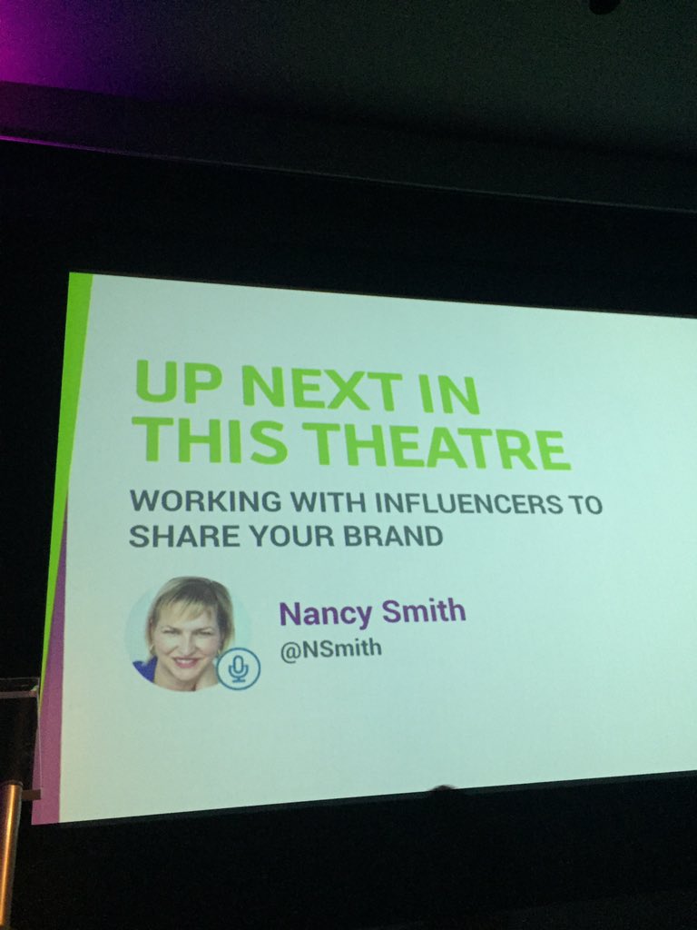 SantoroMilena's tweet photo. Up next @nsmith talking all things #influencers #SocialWest #largeraudiences #networks #biggerinfluence https://t.co/NiHdJT01LM