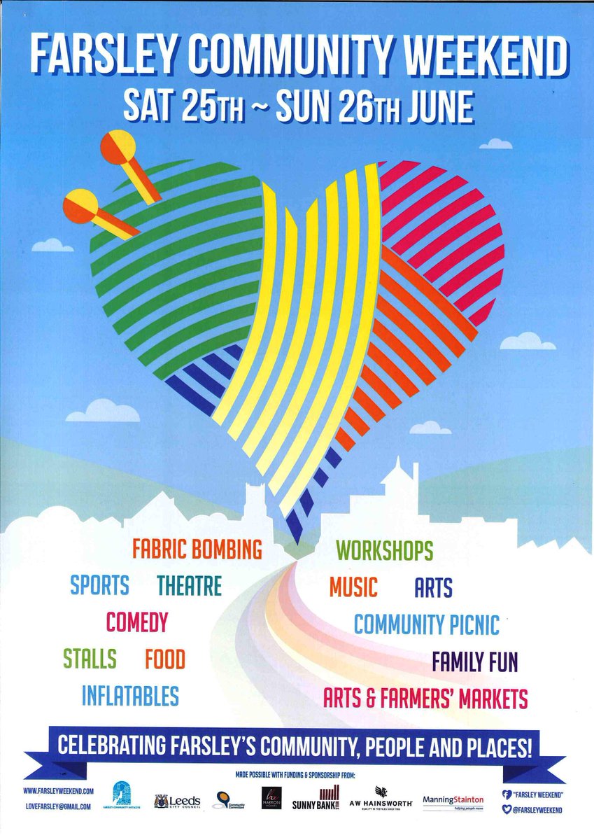 farsleyvillage's tweet photo. Can't wait, So much going in on preparation throughout the Community! https://t.co/gEgSJoOESI