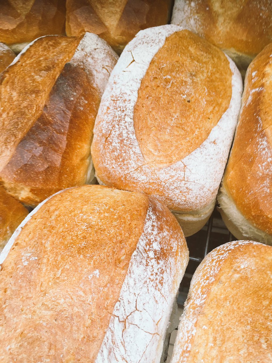 White farmhouse bread cooling down on the rack #farmhouse #realbread #fermentation