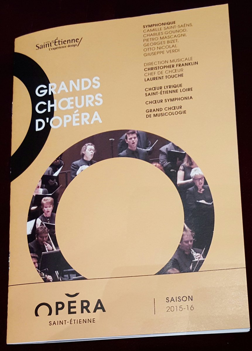 Magnifique Maestro  <a href="/franklinmusik/">Christopher Franklin</a> 🎼à <a href="/saint_etienne_/">Ville Saint-Étienne</a> "les Grands #choeurs d'#opéra" superbe soirée 🎵🎶🎼🎻