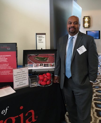StateBarofGA's tweet photo. Thank you to #GaBarAM16 exhibitor @UGASchoolofLaw! https://t.co/8Y2RgEJ6Gx https://t.co/Uv5phJrNDy