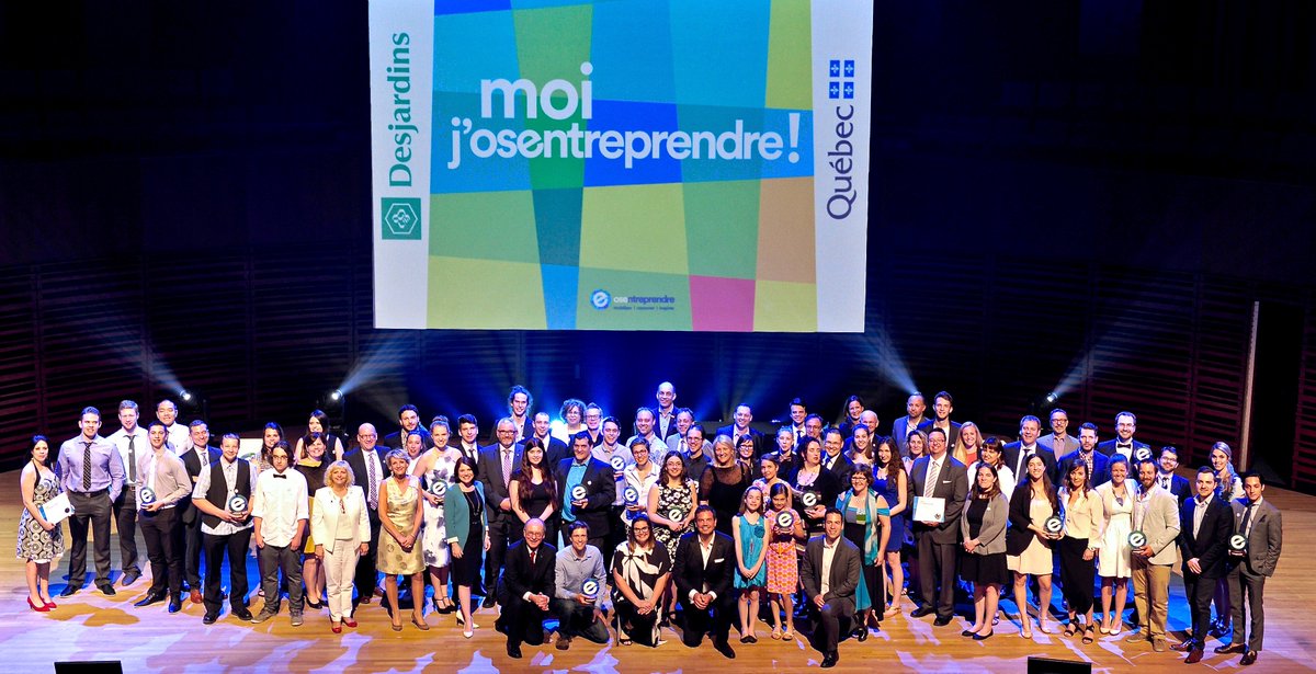 Bravo lauréats! Vous êtes un bel exemple pour le Québec #moijosentreprendre #entreprneur