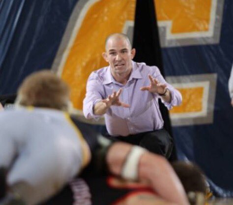 Mikedadofsix's tweet photo. Happy Birthday @HeathEslinger @UTCWrestling head wrestling coach! 39 or 40?
#ChattanoogaStrong https://t.co/VUylWsYkcv