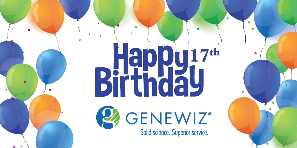 AzentaSciences's tweet photo. We're celebrating our birthday this week! #genewizweek https://t.co/mp4P4s5ZLL