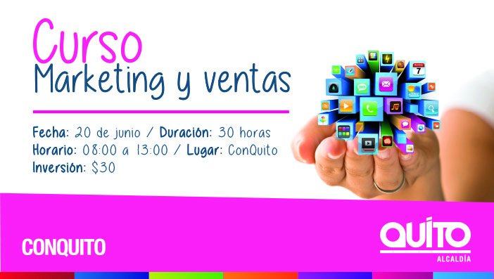ConquitoUIO's tweet photo. ¿Te interesaría aprender Marketing y ventas? ¡Aprovecha e inscríbete antes hasta el día lunes antes de las 9h00! https://t.co/2p1TPbZlIr