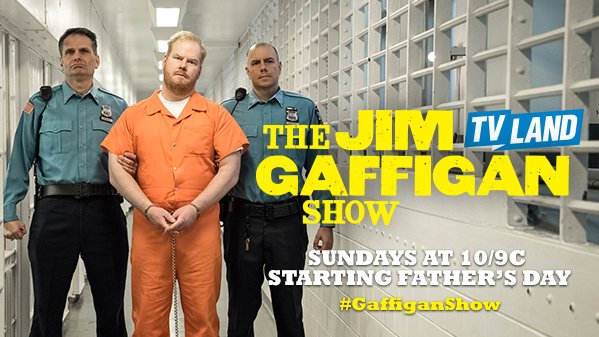 gaffiganshow's tweet photo. This season @JimGaffigan takes #OITNB fandom to a whole new level. #GaffiganShow Sundays at 10/9c on @TVLand https://t.co/bTicBoPxxV