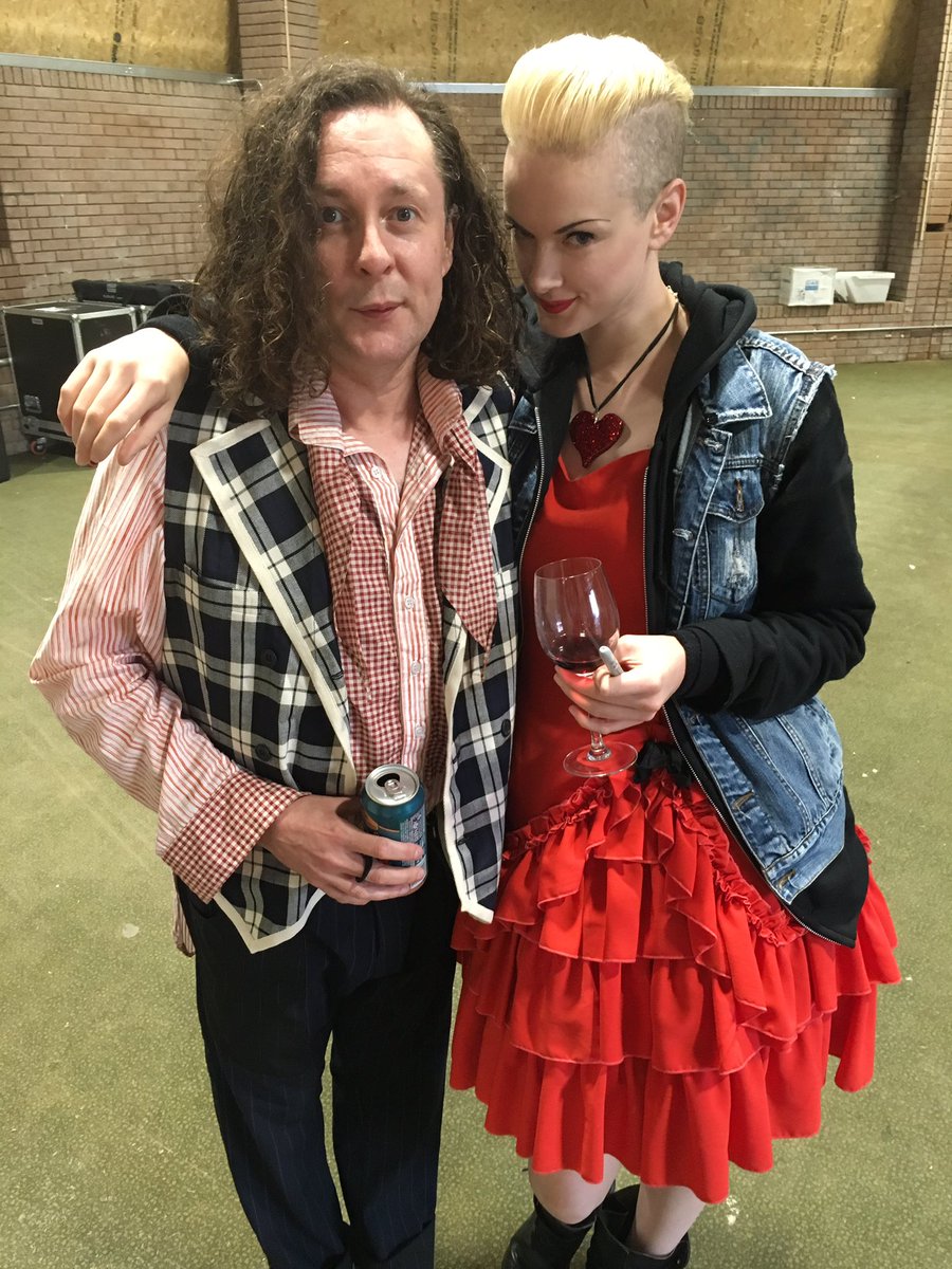 WestsideProms's tweet photo. Look who we've found getting ready to hit the stage at @WestsideProms ! @thewonder_stuff https://t.co/p1pDaFYnXX