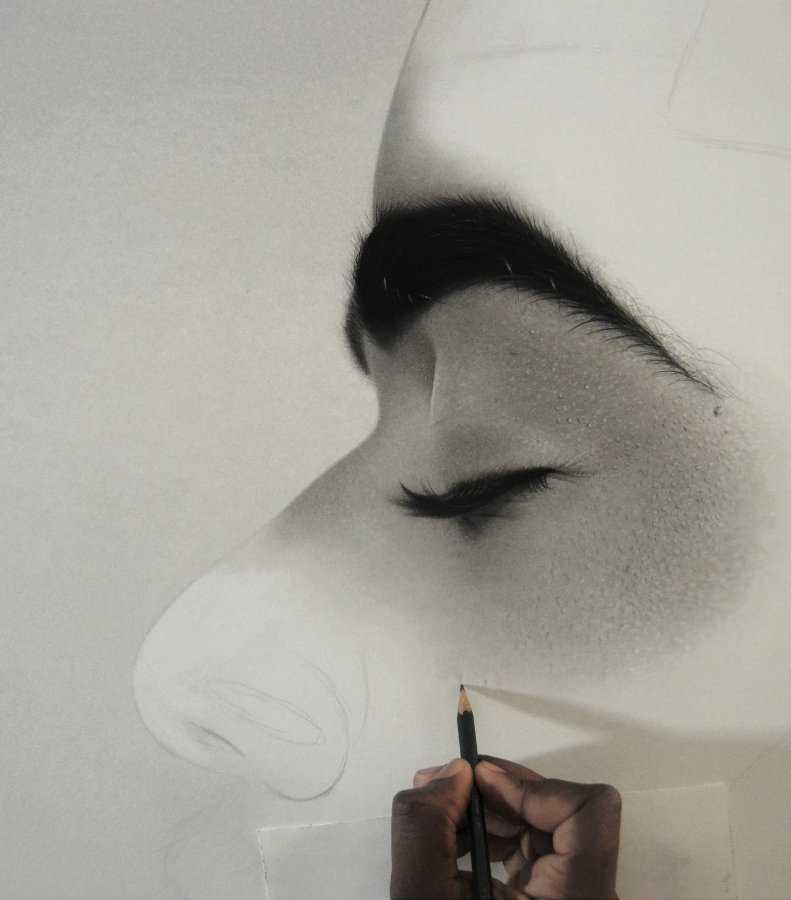 KOkaforart's tweet photo. Early stages of a new #Interlude drawing! Can anyone guess who this will be? :)
#StagesOfEvolution #Pencil #Drawing https://t.co/9jUlwNTjcK