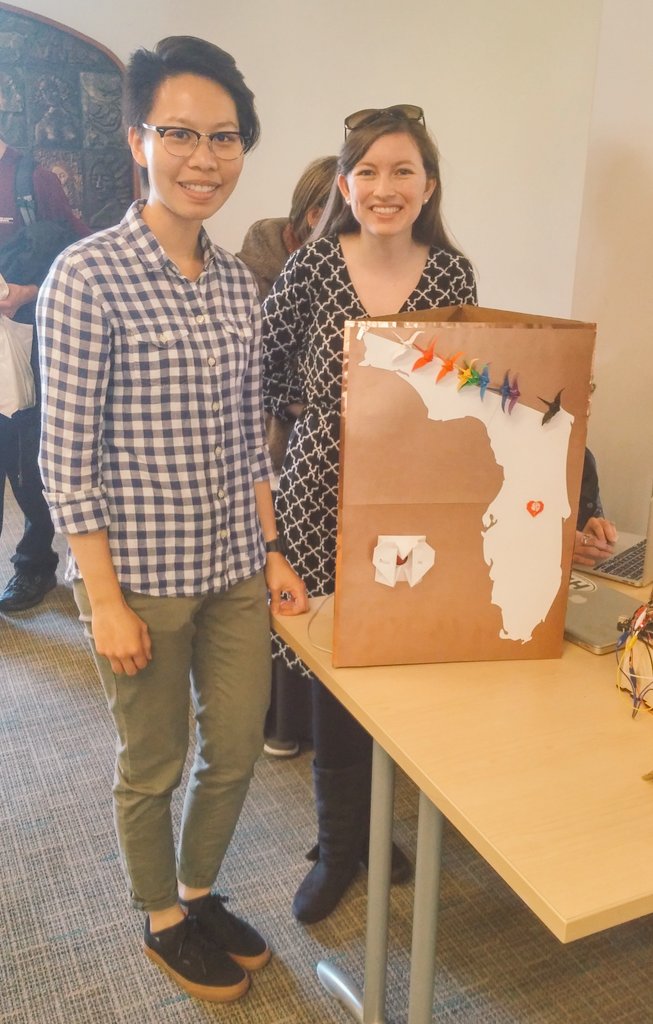 rtan00's tweet photo. 'Twas an honor + privilege working with @Emily_F_Brooks in #PhysComp at #dhsi2016 ! Do check out our prototype! https://t.co/RobpW0t0dC